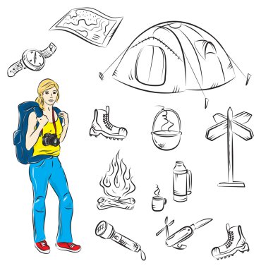 Camping clipart