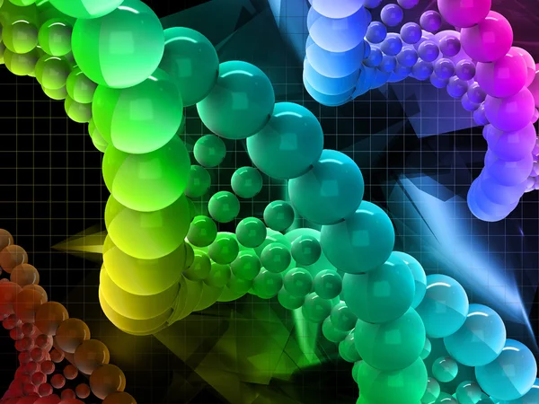 The model of the DNA — Stock Photo, Image