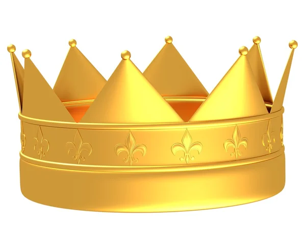 Coroa dourada — Fotografia de Stock