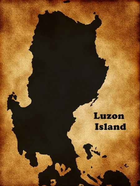 stock image Map of Luzon island