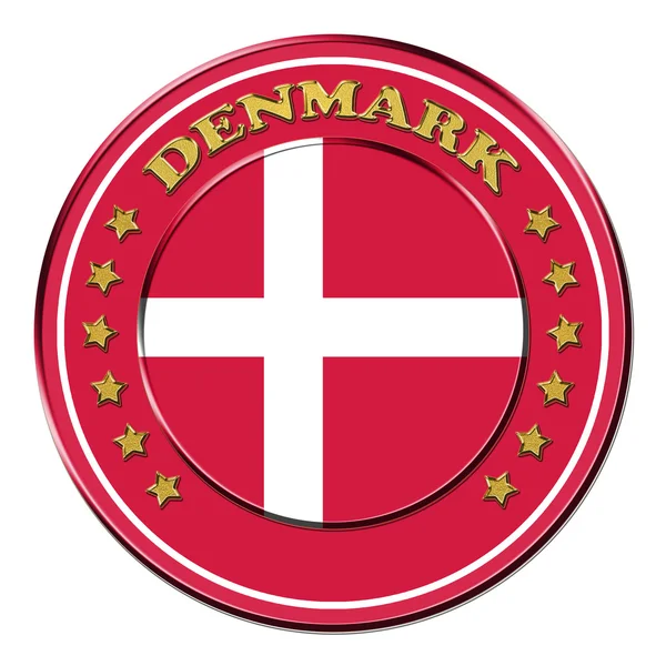 Belöna med symbolerna i Danmark — Stockfoto