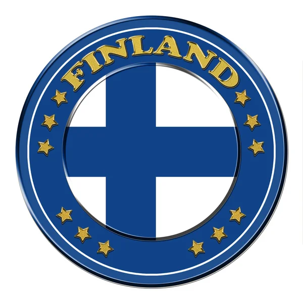 Premio con los símbolos de Finlandia — Foto de Stock