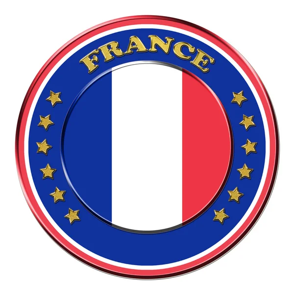 Award with the symbols of France — Stock Photo, Image