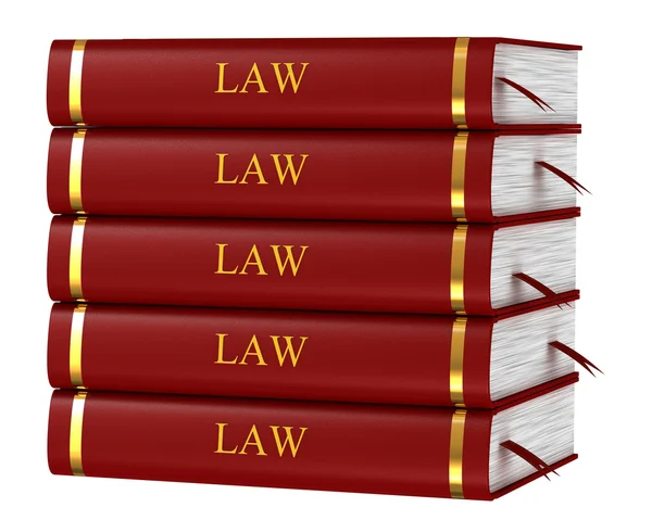 Livros de Direito — Fotografia de Stock