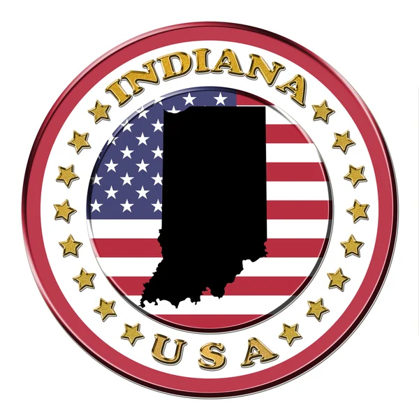 O estado símbolo de Indiana — Fotografia de Stock