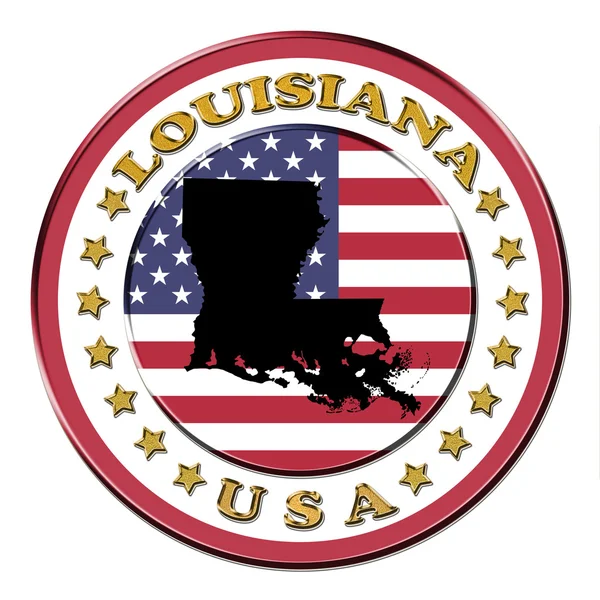 Symbol stanu Luizjana — Zdjęcie stockowe