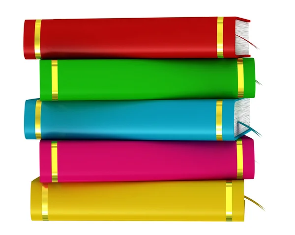 Montón colorido de libros —  Fotos de Stock