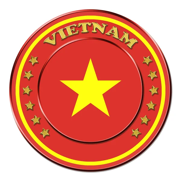 Premio con los símbolos de Vietnam — Foto de Stock