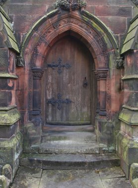 Gothic Church Door clipart