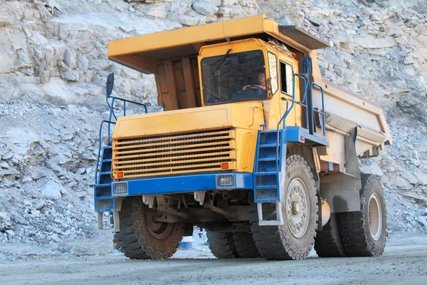 stock image Truck of mining in open cast. Minerals industry