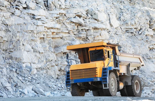 stock image Truck of mining in open cast. Minerals industry