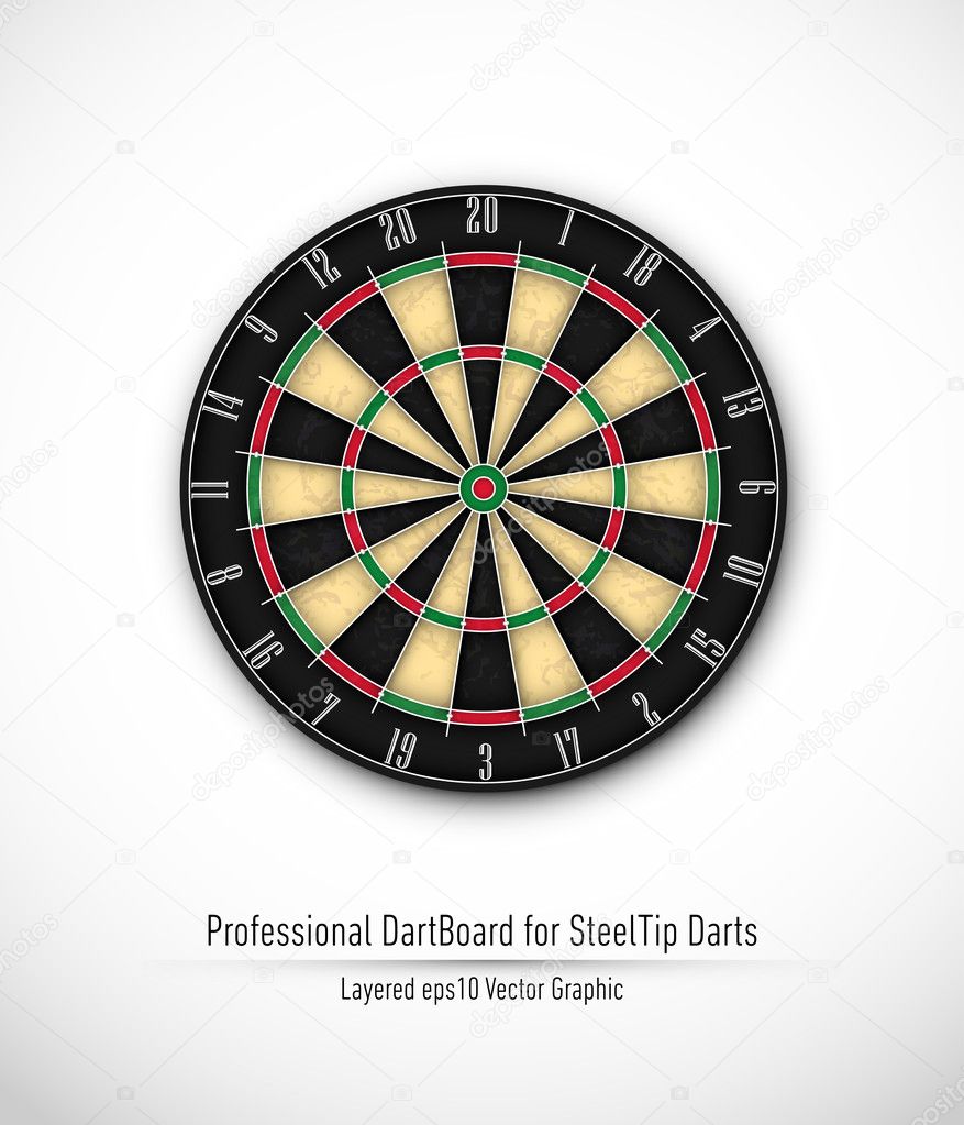 Professional Dartboard for Steel Tip Darts
