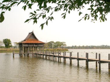 Ho tri khulu, kuzeydoğu Tayland tarzı bina, ubonratchathani, Tayland