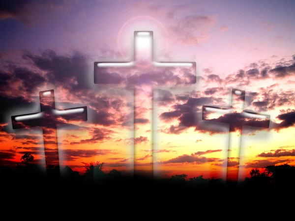 Христос на кресте — стоковое фото