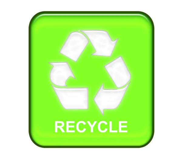 Recycle sign dalam desain berbeda — Stok Foto