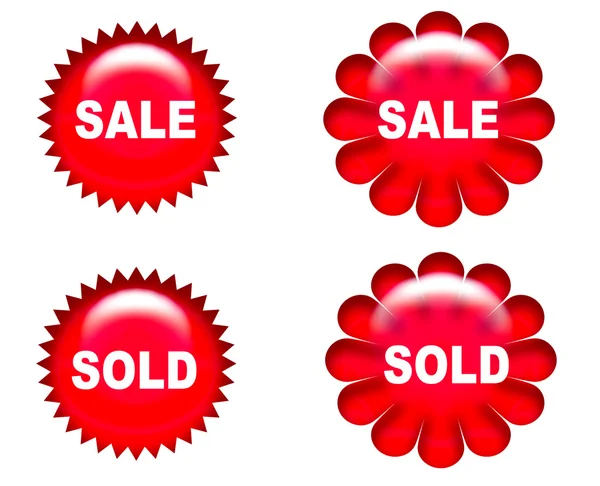 Botones símbolo negocio Ilustración — Foto de Stock