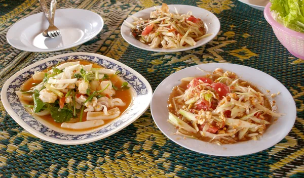 Set de alimentos tailandeses —  Fotos de Stock