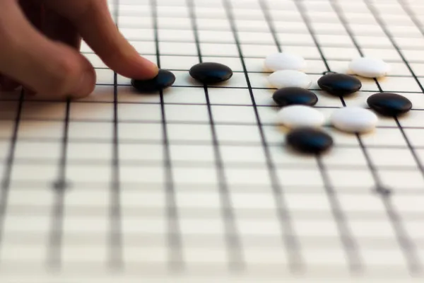 Παραδοσιακή κινεζική επιτραπέζιο παιχνίδι - πηγαίνετε — Φωτογραφία Αρχείου
