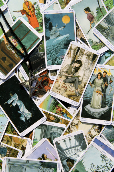 Tarot card reading and accessories