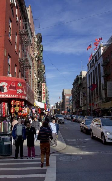Compradores de Chinatown — Fotografia de Stock