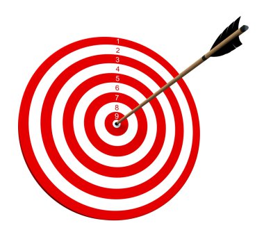 On Target clipart