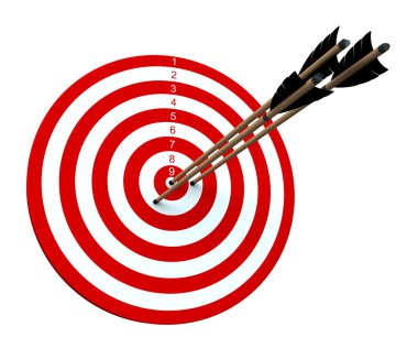 On Target clipart