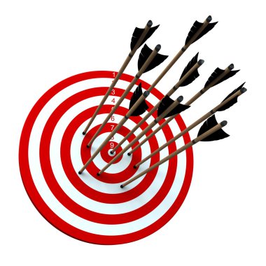 On Target clipart