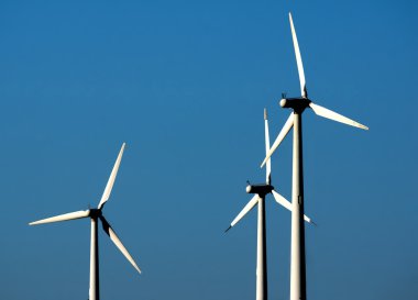 Wind turbines clipart