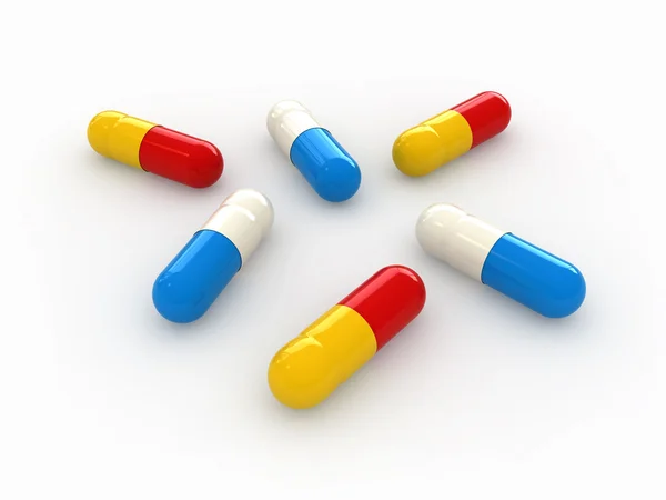 Antibiyotik kapsül — Stok fotoğraf