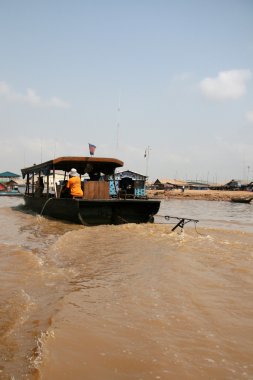 tekne - tonle sap, Kamboçya