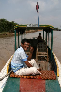 tekne - tonle sap, Kamboçya