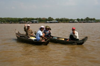 tekne - tonle sap, Kamboçya