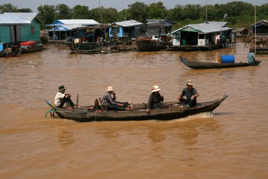 tekne - tonle sap, Kamboçya