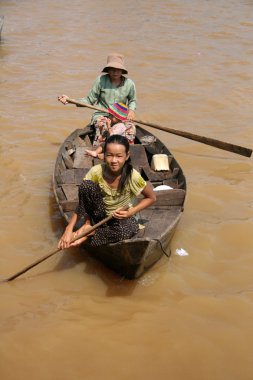 tekne - tonle sap, Kamboçya