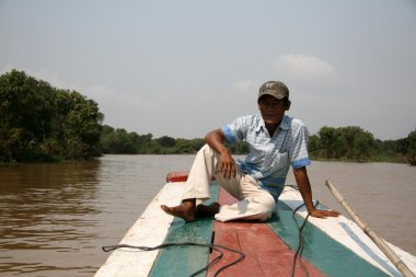 tekne - tonle sap, Kamboçya