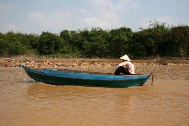 tekne - tonle sap, Kamboçya