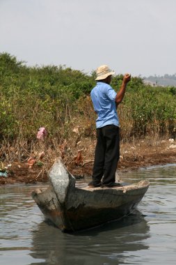 tekne - tonle sap, Kamboçya