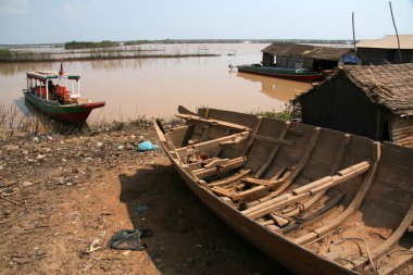 Bina - tonle sap, Kamboçya tekne