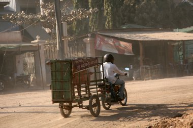 Motorbike - Phnom Penh, Cambodia clipart