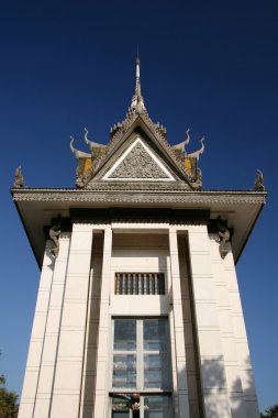 Pagoda - ölüm tarlaları choeung ek, phnom penh, Kamboçya