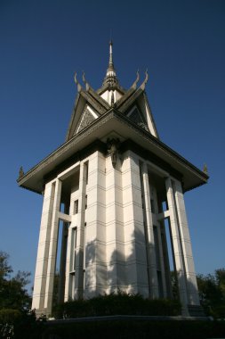 Pagoda - ölüm tarlaları choeung ek, phnom penh, Kamboçya