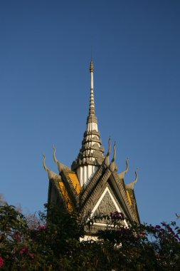 Pagoda - ölüm tarlaları choeung ek, phnom penh, Kamboçya