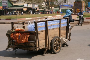 ahşap sepeti, Kamboçya çekerek