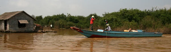 ボート - tonle の樹液、カンボジア — ストック写真