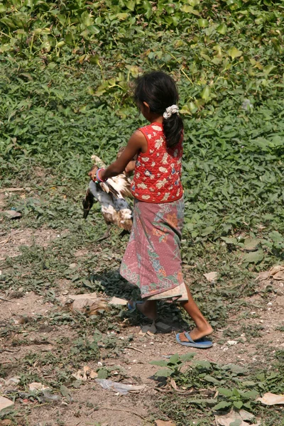 Tonle sap, Kambodża — Zdjęcie stockowe