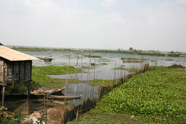 Tonle sap, Kambodża — Zdjęcie stockowe