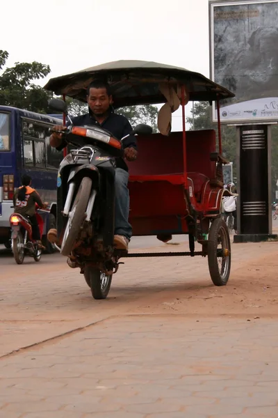 Cyklo - siem reap, Kambodža — Stock fotografie