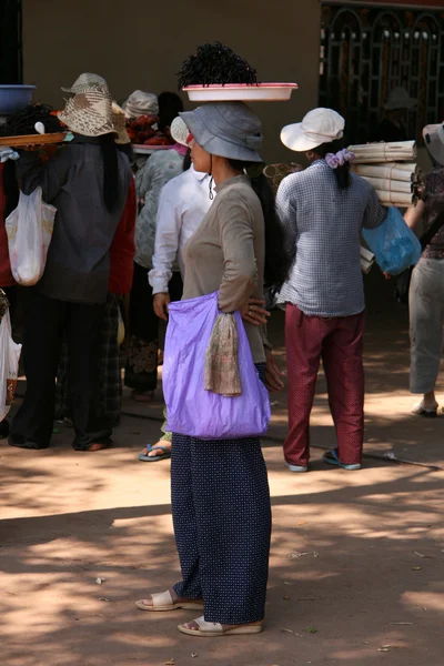 Verkoop van bugs - phnom penh, Cambodja — Stockfoto