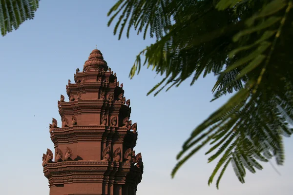Niepodległości pomnik, phnom penh, Kambodża — Zdjęcie stockowe