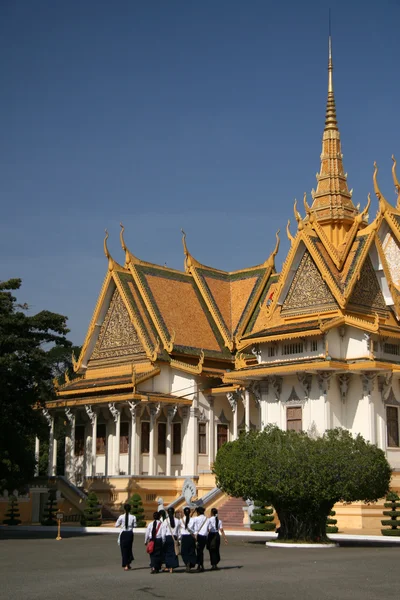 Королевский дворец, Пномпень, Камбоджа — стоковое фото